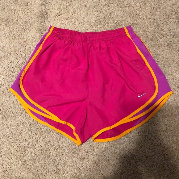 Nike Pants - Pink, purple, and orange Nike shorts